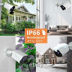 1080P 8CH Outdoor Night Vision CCTV Security Camera System HDMI HDTVI DVR Cam US