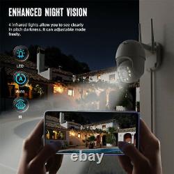 1080P HD Home Security Camera System Wireless Outdoor Wifi Cam Night Vision 4PCS