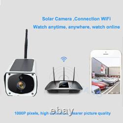 1080P HD Home Security Camera Wireless Outdoor Solar Battery Powered Wifi Cam US