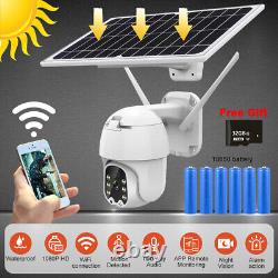 1080P HD Outdoor Security Solar Camera Battery Powered Wireless Cam Night Vision