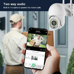 1080P Wireless Camera WIFI IP Outdoor CCTV HD PTZ Smart Home Security IR Cam x4