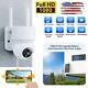 1080P Wireless Security Camera Outdoor WiFi PTZ Dome System 2 Way Audio Pan Cam