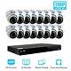 16 Channel 8MP 4K NVR 16 X 5MP 1920P PoE IP Cam Home Dome Security Camera System