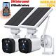 2Cams Wireless Outdoor Home Security Camera System 2W Solar Powered Audio Wifi