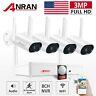 2K Security Camera System Wireless 8CH NVR 5MP Audio Night Vision Outdoor 1TB HD
