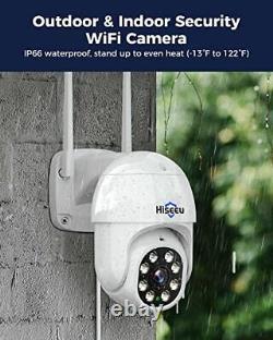 2Pcs 5MP Security Camera PTZ Wireless Cameras Two Way Vioice Surveillance Cam