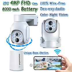 2 PCS TOGUARD Security Camera Wireless In/Outdoor 1080P Night Vision Wifi Cam