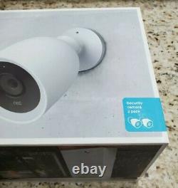 2-Pack NEST Cam IQ Outdoor Smart Security Camera Model NC4200US Sealed NEW