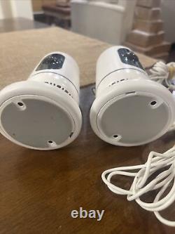 2 Vivint Ping Indoor Security Camera (V-Cam1)With 2 Power Supply- Works See Pics