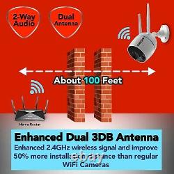 2 Way Audio Wireless 1080P Outdoor indoor IP WIFI Camera CCTV Security System