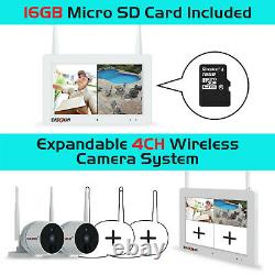2 way audio cameras Wireless Security System with 7 Touchscreen, Long Range