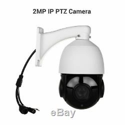 30X ZOOM 1080P HD In/ Outdoor 360° PTZ IP Speed Dome Camera 2.0MP Waterproof Cam
