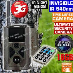 3G Camera Wireless Security Trail GSM MMS GPRS 1080P HD Alarm Cam