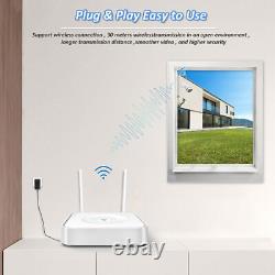 3MP HD IP Wireless Security Camera System Outdoor Audio CCTV 8CH NVR monitor Cam