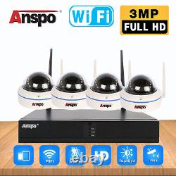 3MP Security Camera System CCTV Wifi Wireless Home Outdoor NVR Night Vision Cam