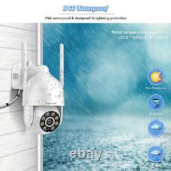 3MP Wireless Security Camera System CCTV PTZ WiFi IP Cam 8CH 10 Monitor NVR 1TB