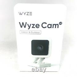 (3 PACK) Wyze Cam v3 WiFi 1080p Night Motion In-Outdoor AC Power Security Camera