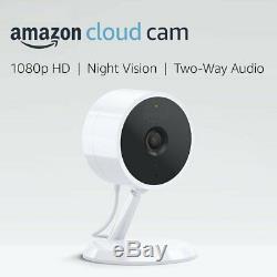 3 Pack Amazon Cloud Cam 1080p Indoor WiFi Security Camera with Night Vision