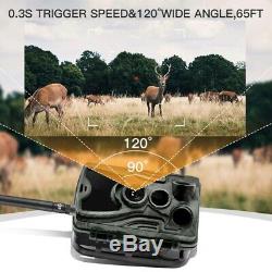 4G MMS Cellular 16MP HD Video Game Wildlife Stealth Hunting Trail Camera Cam