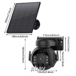4G Security Camera Solar Battery Powered Outdoor Trail Cam PTZ 3MP HD + SIM Card