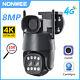 4G Sim Card Surveillance Camera PTZ Outdoor 8MP Security CCTV Cam Dual Lens