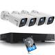 4K 8CH PoE NVR Security Camera System 4 Wired 8MP IP Cam Surveillance+3TB IP66