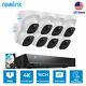4K Super HD 8MP 16CH POE Security Camera System NVR Kit 8x Dome Cams Waterproof