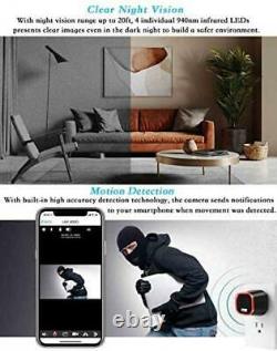 4K Wireless Security Hidden Camera USB Charger Night Vision Motion Detection Cam