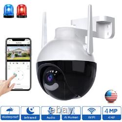 4PCS Wireless Wifi Security Camera System Outdoor Home 5G 1080P Night Vision Cam