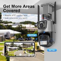 4Pcs Wifi Wireless Home Security Camera System Outdoor Night Vision Smart Cam