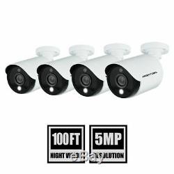 4 Pack Night Owl 5MP HD Bullet Camera with Built-in Spotlights CAM-4PK-C50XL