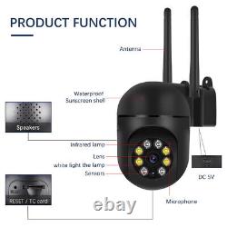 4x 360° 1080P HD 5G Wifi Security Camera System Outdoor Home IR Night Vision Cam