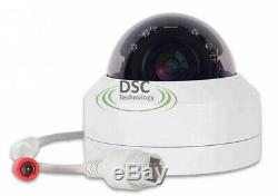 5MP Full HD PTZ IP Camera Outdoor 4X Optical Zoom Mini Speed Dome Cam POE P2P