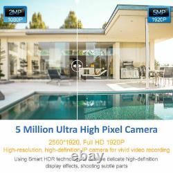 5MP HD 5x Zoom PTZ Wireless Security IP Camera Outdoor CCTV WiFi 1920P Audio Cam