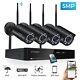 5MP Wireless Security Camera System Audio Cam Outdoor Home 8CH 2TB NVR WiFi HD