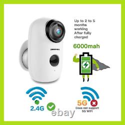 6PCS ZUMIMALL Wireless In/Outdoor Security Camera 1080P Wifi Night Vision Cam