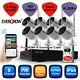 8CH 1080P 2 way Audio Wireless CCTV Outdoor Home Security Camera System DVR Kit
