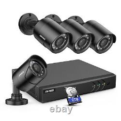 ANNKE 5in1 8CH 3K Lite DVR 1080P TVI CCTV Security Camera System Outdoor H. 265+