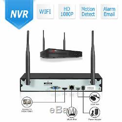 ANRAN 1080P 2Way Audio Wireless Security Camera System Outdoor WiFi 8CH NVR 1TB