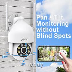 ANRAN 3MP PTZ WiFi Security Camera System Set Outdoor Wireless IP Dome Cam CCTV