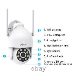 ANRAN 3MP PTZ WiFi Security Camera System Set Outdoor Wireless IP Dome Cam CCTV