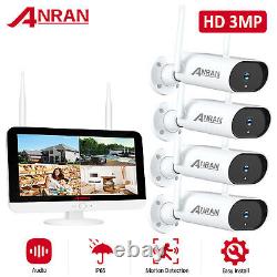 ANRAN 3MP Wireless Security Camera Set WiFi CCTV System 8CH NVR IR Night Vision