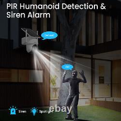 ANRAN 4x Cams Solar Wireless Security Camera Kit Outdoor Dual Cam 360° Guardian