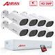 ANRAN 5MP Security Camera System Outdoor 8CH NVR POE Wired IP CAM Kit with 2TB