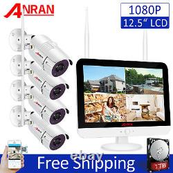 ANRAN 8CH NVR 1080P CCTV Outdoor WIFI Wireless Security Camera System 1TB HDD IP