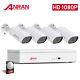 ANRAN AHD CCTV Security Camera System Wired Home 1080P 8CH HD DVR Outdoor IP Cam