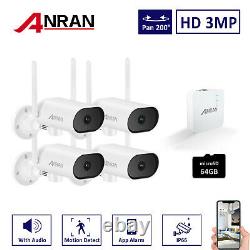 ANRAN Home Security Camera System Set Outdoor Wireless 4CH NVR Motion Detection