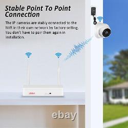 ANRAN Outdoor Wireless Security Camera System Audio 1080P HD NVR CCTV WiFi Kit