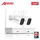 ANRAN Outdoor Wireless Security Camera System CCTV Set WiFi Cam Human Detection