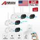 ANRAN Security Camera System 3MP CCTV Wireless Outdoor 4CH 1TB Pan Zoom Audio 2K